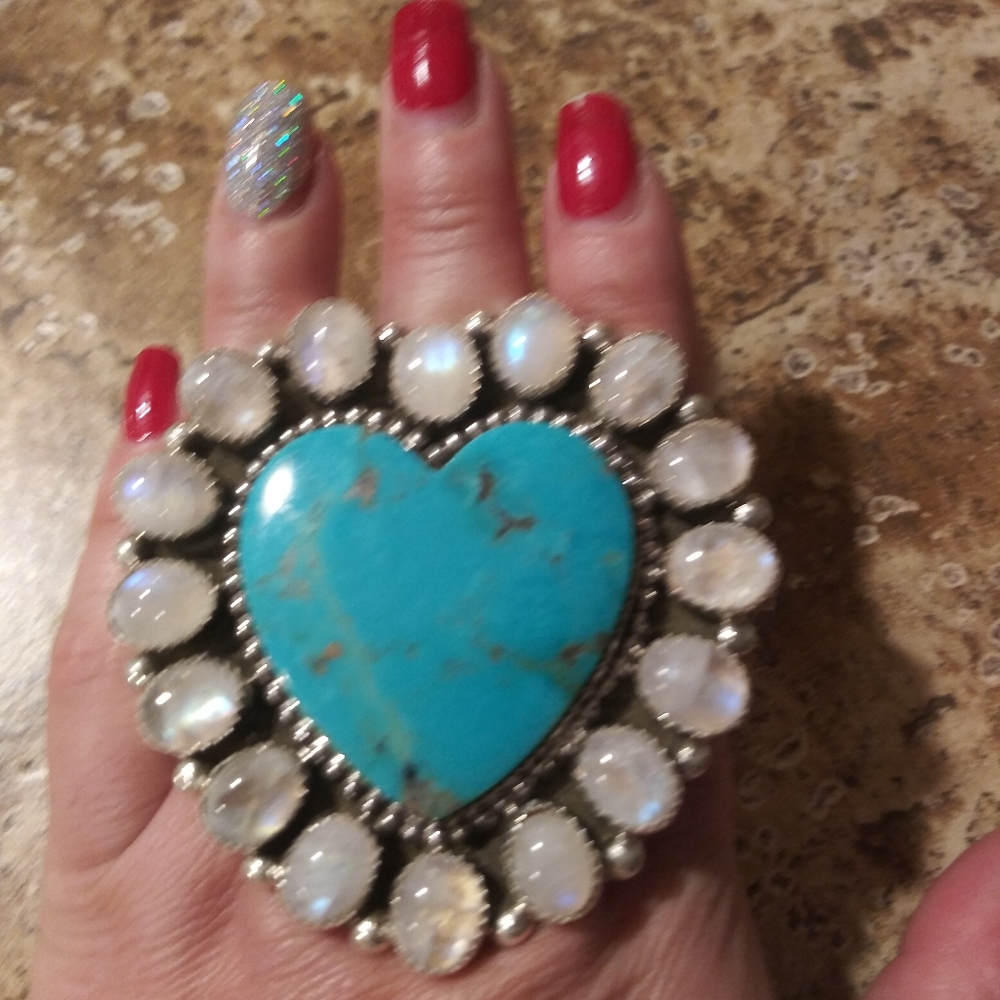 M&S Turquoise & Moonstone Ring